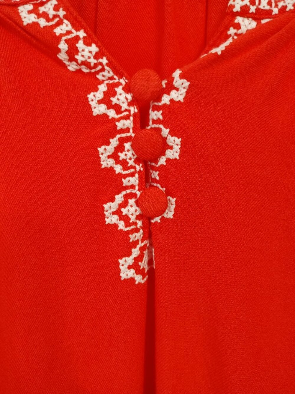 Red Solitare Dress Size L - Picture 5 of 5